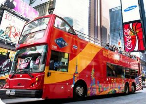 Hop-on-Hop-off-Bustour durch New York