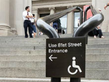 ingresso per disabili, museo New York