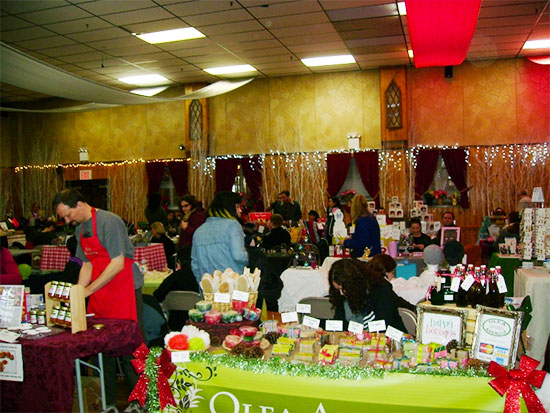 Astoria holiday market, nel Queens a New York