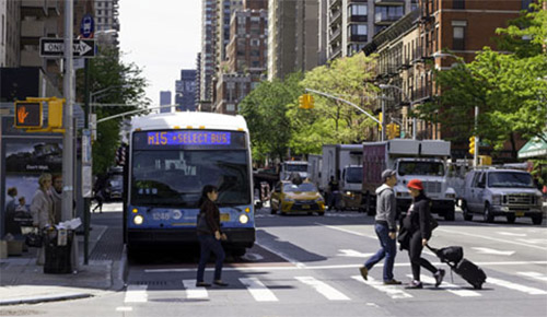 autobus select bus service a New York