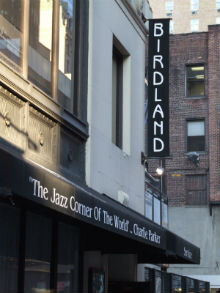 Birdland, jazz club New York