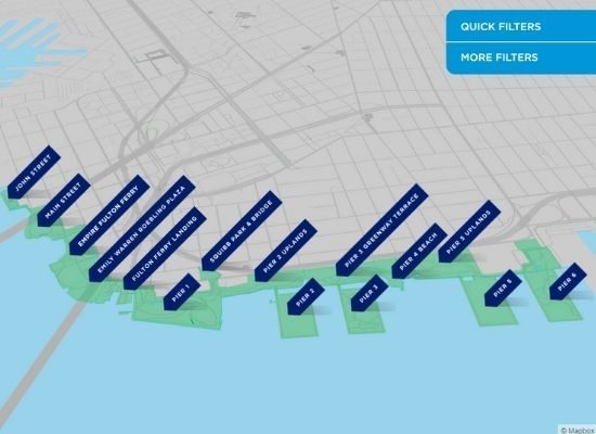 Brooklyn Bridge Park Map