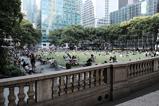 Bryant Park a New York, Midtown Manhattan