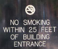 Cartello vietato fumare New York