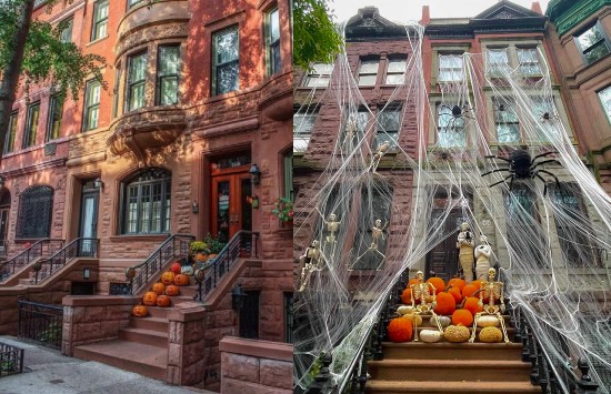Case decorate per Halloween New York