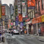 il quartiere di Chinatown, New York