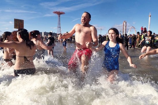 Coney Island Polar Bear Club New Year's Day Swim