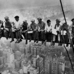 Operai al lavoro sull'Empire State Building