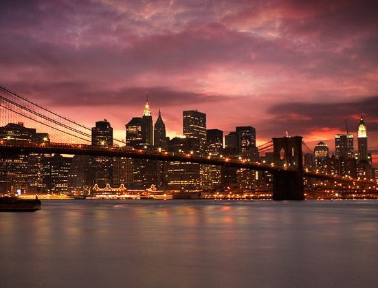romantica crociera a New York al tramonto
