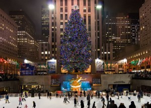 l'albero al rockefeller center