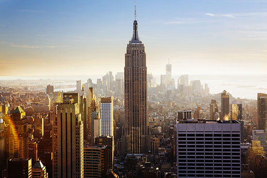 Empire State Building in midtown Manhattan