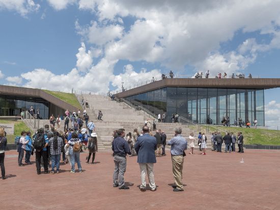 L'esterno del Museo della Statua della Libertà