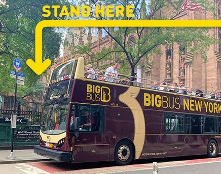 Fermata Bus turistico Hop on Hop off New York