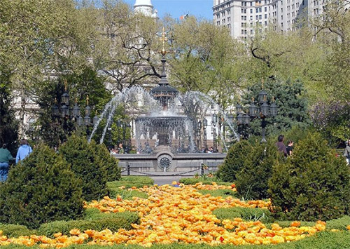 fontana del city hall park