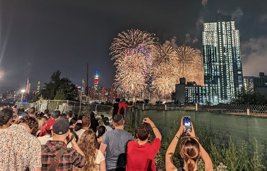 Fuochi d'artificio del 4 luglio a New York