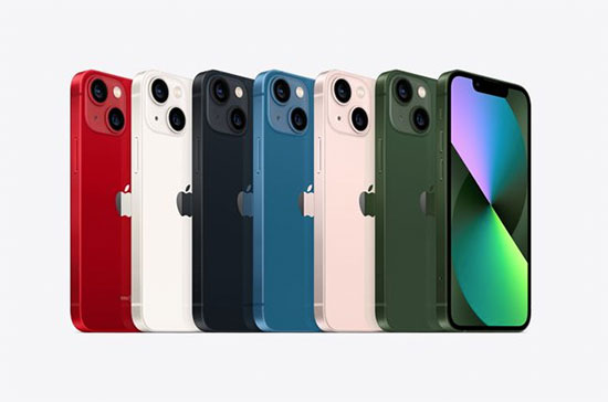 Gamma colori iPhone 13 e iPhone 13 mini