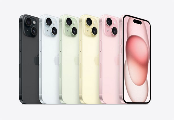 Gamma colori iPhone 15 e iPhone 15 Plus