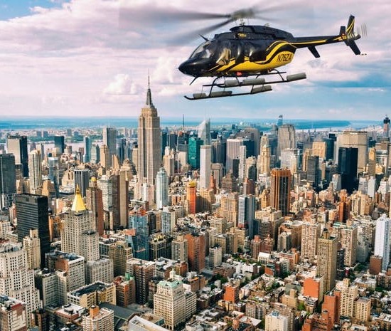 Giro in elicottero su New York 