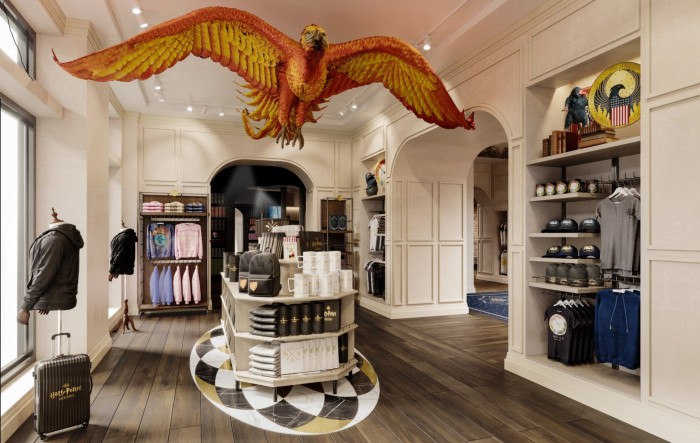 Interno dell'Harry Potter Store di Broadway, New York