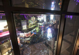 Vista su Balldrop da hotel a Times Square