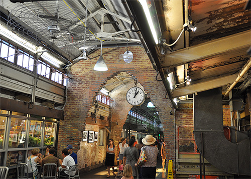 arredamento del chelsea market a new york