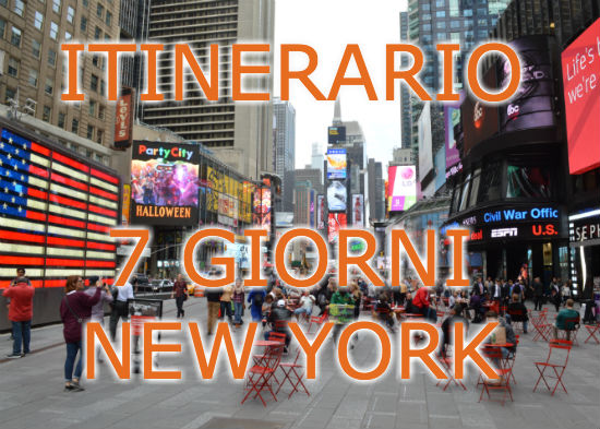 itinerario 7 giorni a New York