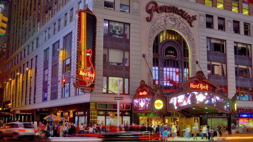 mangiare all'Hard Rock Cafe di New York