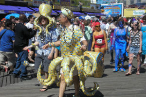 la mermaid parade a coney island