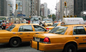 Muoversi in taxi a New York