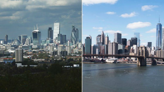 New York vs Londra