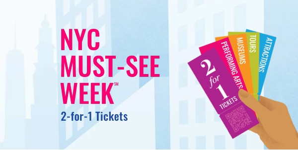 La Must-see Week e i biglietti 2x1 a New York