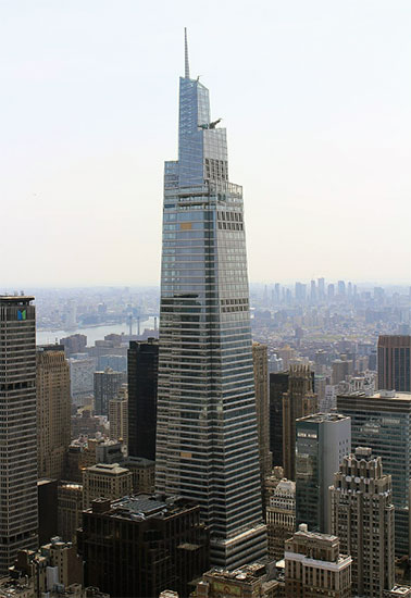 Edificio One Vanderbild, fotografato dal 30 Rockefeller Plaza