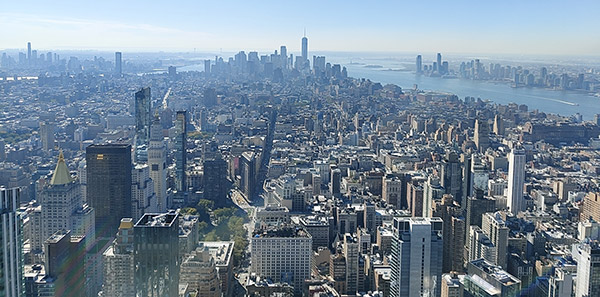 panorama diurno dall'Empire State Building