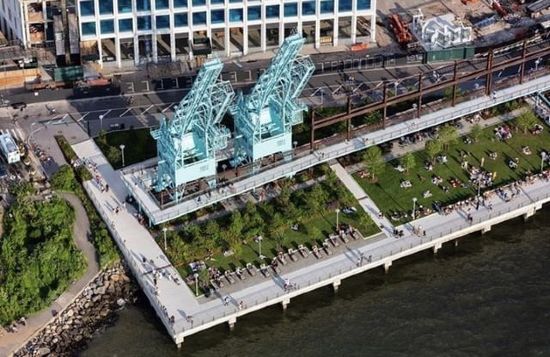 Panoramica di Domino Park