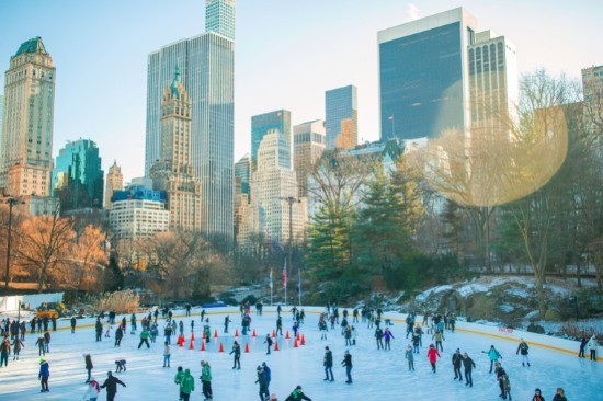 Pattinaggio sul ghiaccio a New York
