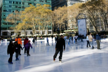 Pattinaggio sul ghiaccio a New York