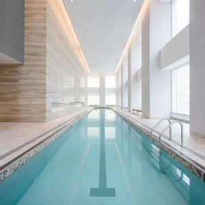 La piscina del 432 Park Avenue