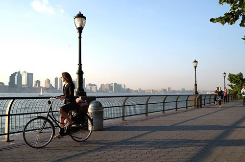 percorso per correre lungo west side di manhattan