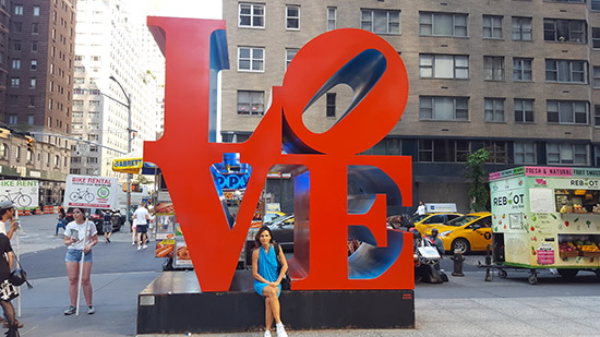 scultura Love a New York