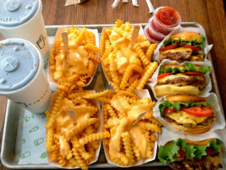 Shake Shack hamburger