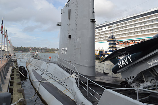 il sommergibile da visitare al museo intrepid