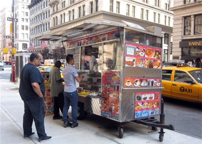 Tour dello street food a new york