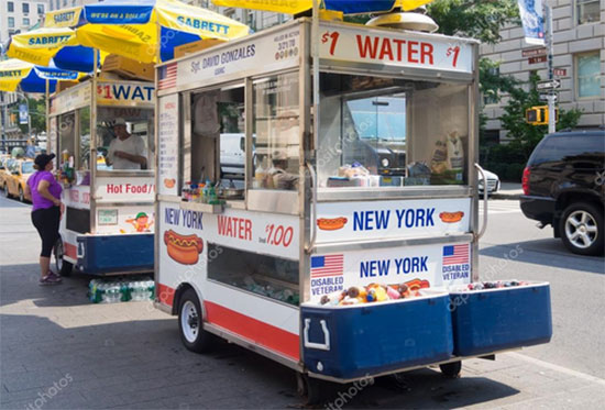 Pranzare street food a New York Manhattan