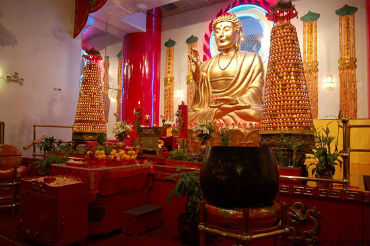 Tempio Buddista, Chinatown, New York