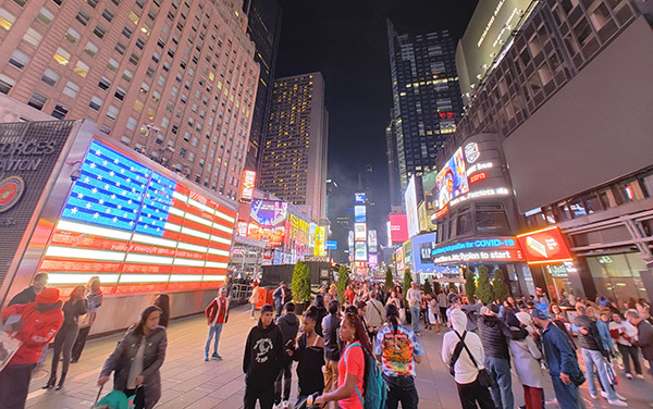 Times Square di sera