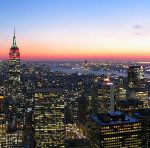 panoramica top of the rock new york