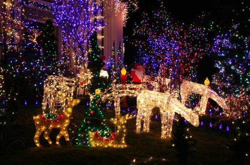 tour luci di natale a Dyker Heights