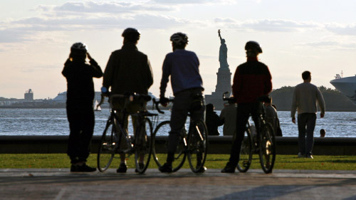 tour in bici del centro di manhattan