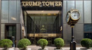 L'ingresso della Trump Tower