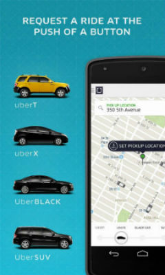 l'app Uber per New York